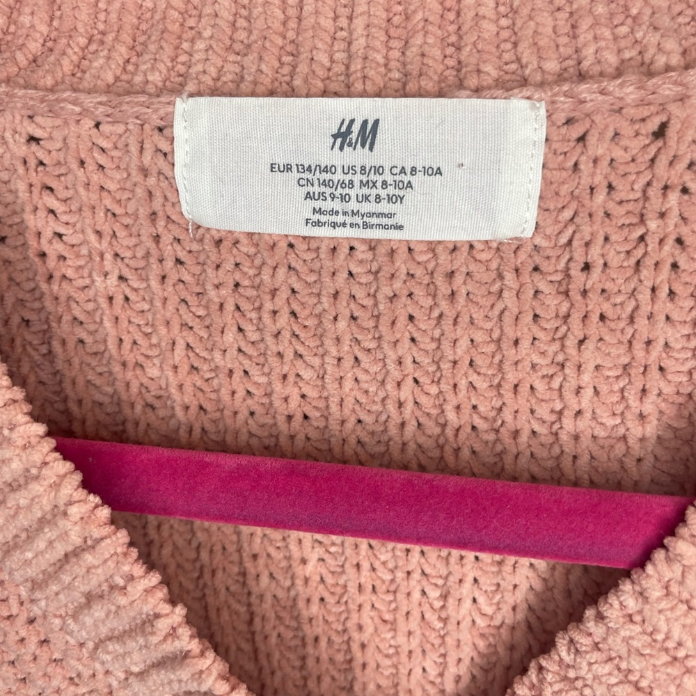 H&M Kids Blush Knit Sweater